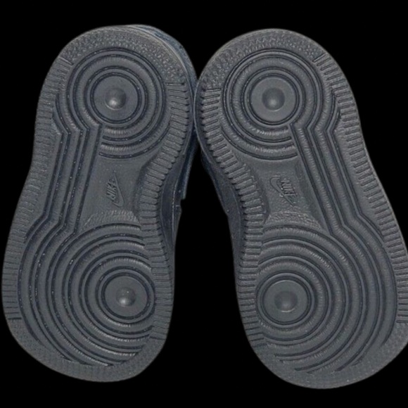 Children's Nike Air Force 1 Low Shoes Size 4c Black 314194 009 preowned - Picture 8 of 8